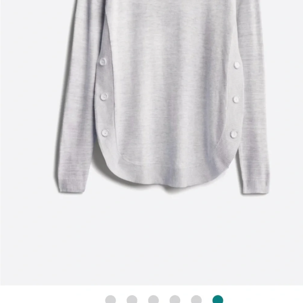 Light gray lightweight sweater. - Picture 4 of 4